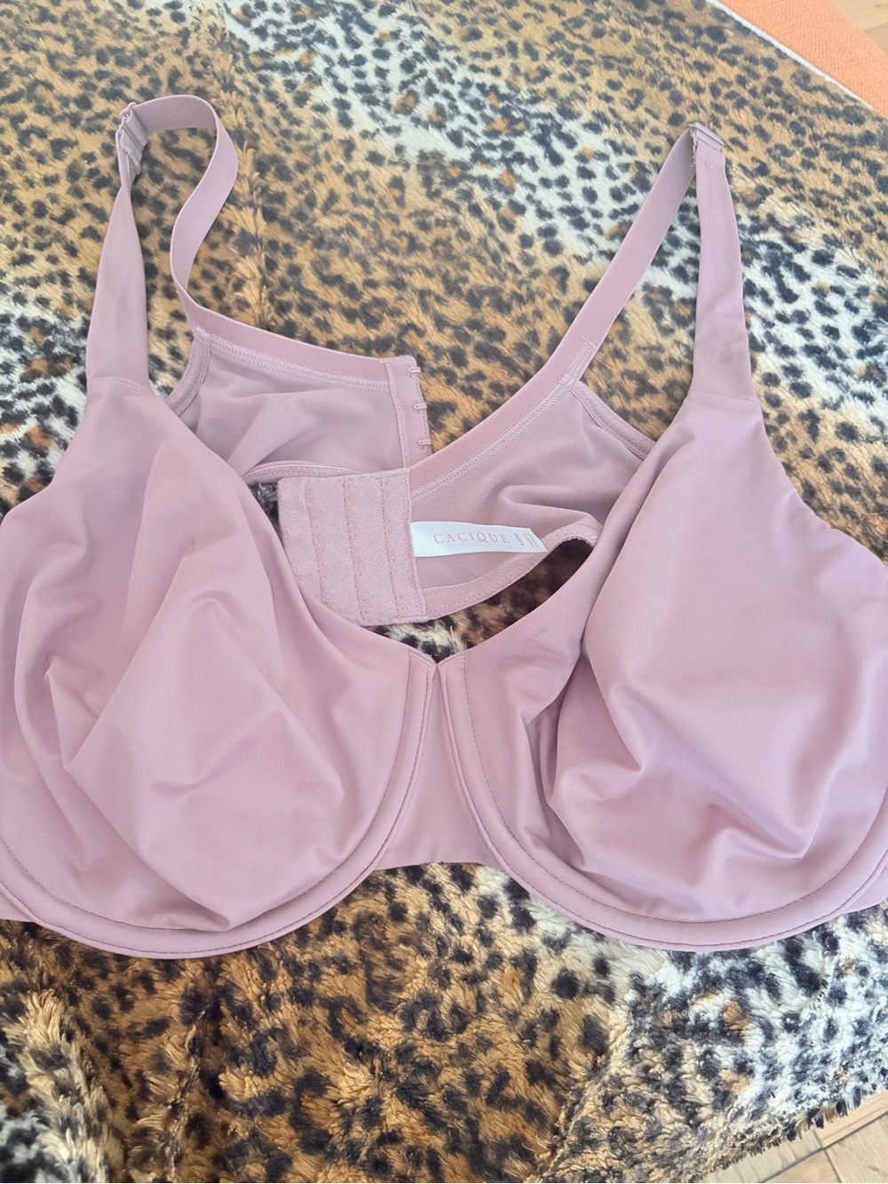 Cacique Dusty Mauve Underwire Bra